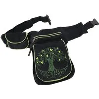 Guru-Shop Gürteltasche Stoff Sidebag & Hüfttasche, Goa Gürteltasche,..