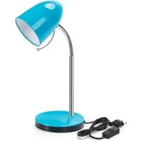 Aigostar Schreibtischlampe mit flexibler metallarm tischlampe mit kabel,ohne glühbirne