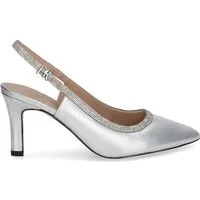 Peter Kaiser Peter Kaiser 79641 941, Peeptoes & Slingpumps, Silber, Damen Peeptoepumps