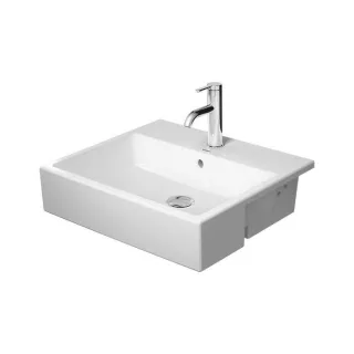 Duravit Vero Air Halbeinbauwaschtisch 0382550000 weiß, 55x47cm, mit Hahnloch und Überlauf