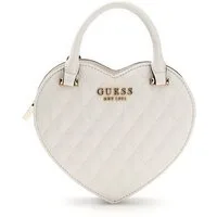 Guess Handtasche Guess Damen Tasche Atabey Heart offwhite