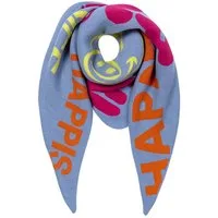 Faera Modeschal Positive Vibes Smiley für Damen, (1-St), Normal Fit Spruch wärmend Ohne Verschluss Casual-Style