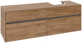 Villeroy & Boch Waschtischunterschrank Collaro C10600 1600x548x500mm Kansas Oak C10600RH