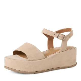 Tamaris - Da.-Sandalette ivory suede - Gr. - 41