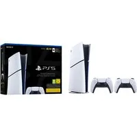 Playstation PlayStation 5 Slim Digital Edition Konsole + zweiten Controller Weiß (Set, 2 St., inkl. 2. DualSense Controller)