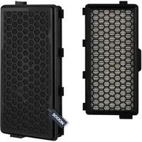 SQOON HEPA-Filter passend für Miele S8340 S8 S6 S5 S4 Complete C2/C3 Compact C1/C2, Zubehör für Bodenstaubsauger, HEPA-Filter