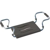 MSV Badewanneneinhängesitz Badewannensitz ausziehbar 50-70 cm, belastbar bis 150 kg, Zum einfachen Einhängen, passend für alle Standard-Badewannen durch anpassbare Breite, Sitzfläche ca. 36 x 26 cm