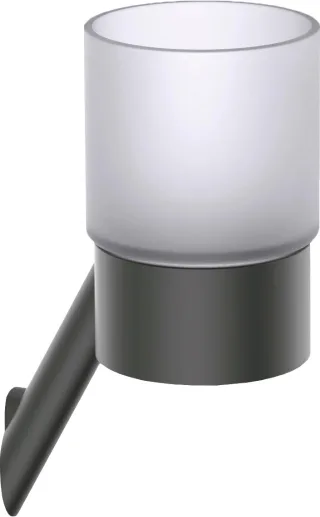 Neuesbad Serie 600 Becher, wandhängend, Oberfläche: Titanium NB1ADI_D9111