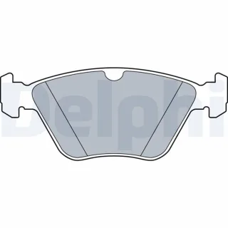 Delphi Bremsbel?ge vorne Mercedes E-Klasse W211 LP3517