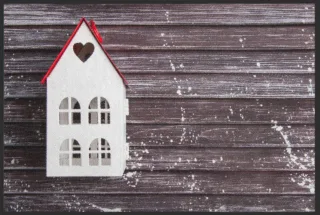 Fussmatte Haus 4251 | Größe: 60 cm x 45 cm
