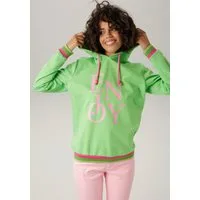 Aniston CASUAL Sweatshirt mit "ENJOY"-Schriftzug