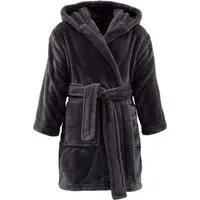 REDBEST Kinderbademantel Kinder-Bademantel "Perris" mit Kapuze, Rückenlänge: 63 cm, Fleece, mit Kapuze/mit Aufsatztasche:, default, Fleece Uni