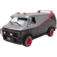 GREENLIGHT collectibles Modellauto GMC Vandura A-Team Van 1983 TV-Serienmodell grau schwarz, Maßstab 1:24