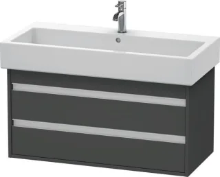 Duravit Ketho Waschtischunterbau wandhängend Graphit Matt 950x440x480 mm - KT663804949 KT663804949