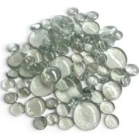 Eurosand Streudeko Muggelsteine aus Glas 0,5kg, 15 - 40mm, Dekosteine Glassteine Deko