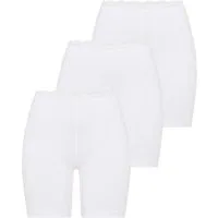 YSABEL MORA Lange Unterhose BASIC COLLECTION COTTON WITH LACE (3er Pack) angenehme Weichheit und Passform gegen Reibung