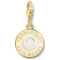 THOMAS SABO Kettenanhänger Thomas Sabo Damen-Charm 925er Silber, Emaille