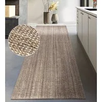 OTTO home Teppich Avot Juteteppich, rechteckig, Höhe: 10 mm, 100% Jutefaser, Läufer, Esszimmer, Wohnzimmer, Skandi