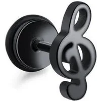 Firetti Single-Ohrstecker Schmuck Geschenk Ohrschmuck einzeln Notenschlüssel