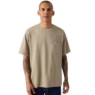 Levis - "Classic" T-Shirt für Herren, Tasche, Schwer (Khaki)