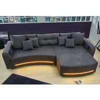 Jockenhöfer Gruppe Ecksofa Laredo L-Form, B: 322 cm, Heimkino für die ganze Familie, mit RGB-LED-Beleuchtung, Soundsystem & Zierkissen