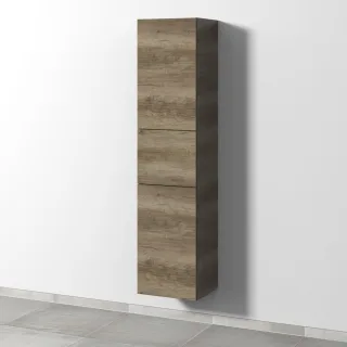 Sanipa 3way Hochschrank mit 2 Türen und 1 Auszug, Eiche-Nebraska SM10437