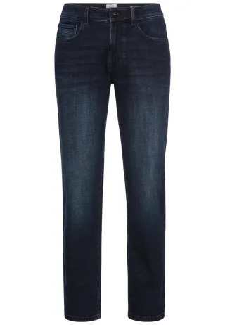 camel active - Relaxed Fit Hose aus Baumwollmischung blau - Gr. - 30