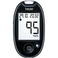 BEURER Blutzuckermessgerät GL 44, einfache Handhabung, Spar-Set, App connected beurer HealthManager Pro, Modernes Diabetes Management