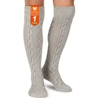German Wear Trachtensocken GW250- 1xPaar AMZ Lange Trachtensocken Strümpfe Socken 70cm