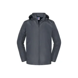 Russell Collection - "Essential" Shelljacke für Herren, Wetterfest (Eisengrau)