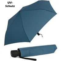 doppler® Taschenregenschirm zero magic, sehr leichter mini Schirm - ultra blue, mit Auf-Zu-Automatik und UV-Schutz-Beschichtung
