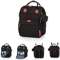 Chipolino Wickeltasche Wickeltasche, Kinderwagen (1-tlg), Rucksack Reißverschluss Schnullertasche