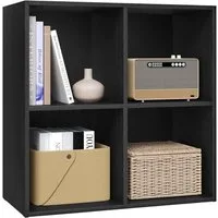 Woltu Bücherregal, 1-tlg., Aufbewahrungsregal, Raumteiler Büroregal, Aktenschrank 4 Fächer