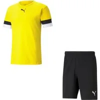 PUMA Fußballtrikot Puma Herren Set Trikot+Hose teamRISE Jersey 704932+704942