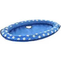 Flamingo Tierkissen Luftbett Fresk Flosi oval blau
