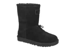 UGG 1143938 BLK Damen Winterstiefel Classic Short Toggler - Echtleder Schwarz