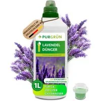 Purgrün Blumendünger Lavendel Dünger, NPK 6+6+8, Kalium, Duftförderung, 1L, Flüssigdünger, 1-St., 1 Liter