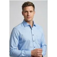 MARVELIS Langarmhemd Businesshemd, New-Kentkragen, modern fit