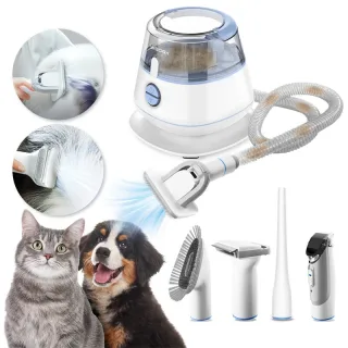 [EU Direct] INSE YISORA P20S 5-in-1 Pet Hair Grooming Vacuum, 350W 9Kpa Powerful Suction, 1.8L Large Capacity with HEPA