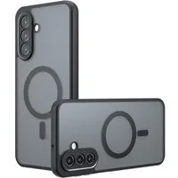 Wigento Handyhülle Für Samsung Galaxy A17 5G / 4G Armor MagSafe Schutz Hülle Schwarz, Stilvoll, MagSafe, präzise Passform