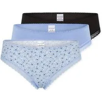 Schiesser String Modern Multipacks (3er Pack) Spitzenbänder, Baumwollmischung, Single Jersey