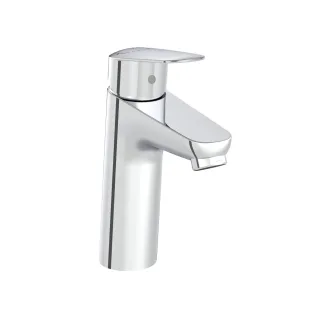 VitrA Flow Round Einhebel-Waschtischmischer BluEco Höhe 18 cm Einlochmontage Chrom,A42925ENGX A42925ENGX