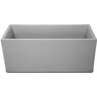 ONDIS24 Pflanzkübel Blumenkübel Blumentopf Vulkan 100cm Vulkan/Basalt Optik, mit Wasserspeicher Pflanzenkasten winterfest, 100 x 40 x 43,5 (H) cm