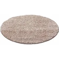 Ayyildiz Teppiche Hochflor-Teppich Life Shaggy 1500, rund, Höhe: 30 mm, auch in rechteckig, Wohnzimmer, Langflor, große Farbauswahl