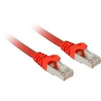 Patchkabel SFTP, RJ-45, mit Cat.7a Rohkabel rot, 2 Meter