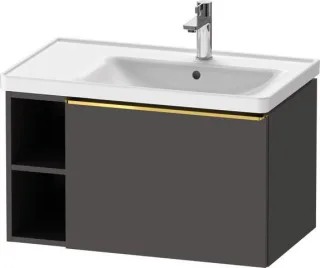 Duravit D-Neo Waschtischunterbau wandhängend Graphit Matt 784x452x440 mm - DE4257034490000 DE4257034490000