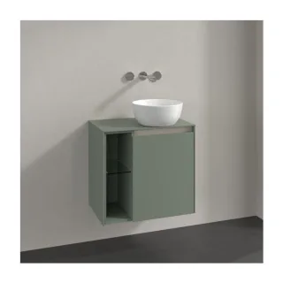 Villeroy und Boch Collaro Waschtischunterschrank C15100AF 60x54,8x38cm, Waschtisch rechts, soft green