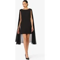 Kraimod Cocktailkleid mit Cape-Ärmeln