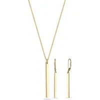 Elli Schmuckset Stab Design 925 Sterling Silber