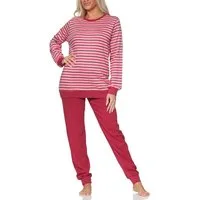 Normann Pyjama Normann Damen langarm Schlafanzug Kuschel Interlock Qualität